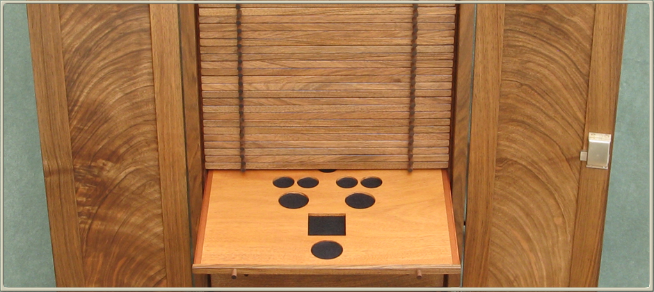 Quality Coin Cabinet Hand Polished