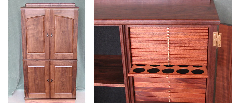 Hand Crafted Quality Coin Cabinet